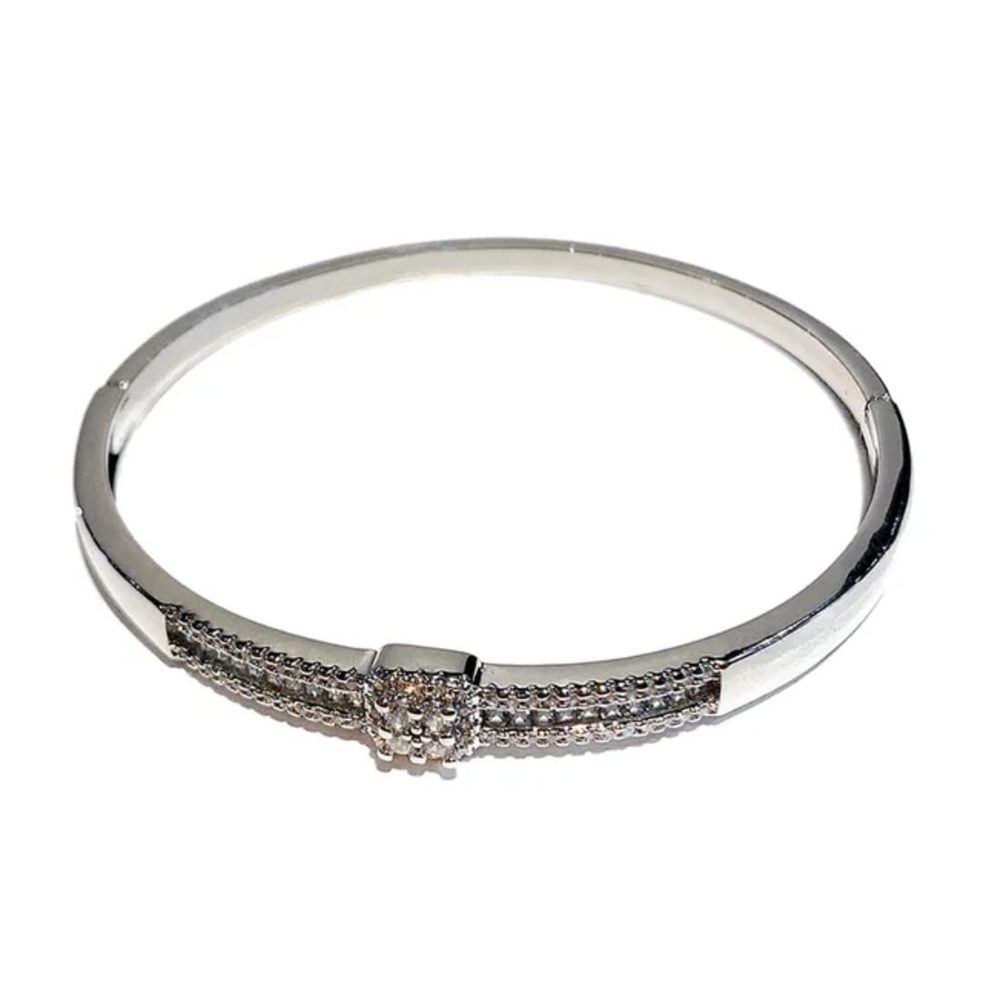Seraphine Halo Crystal Bangle