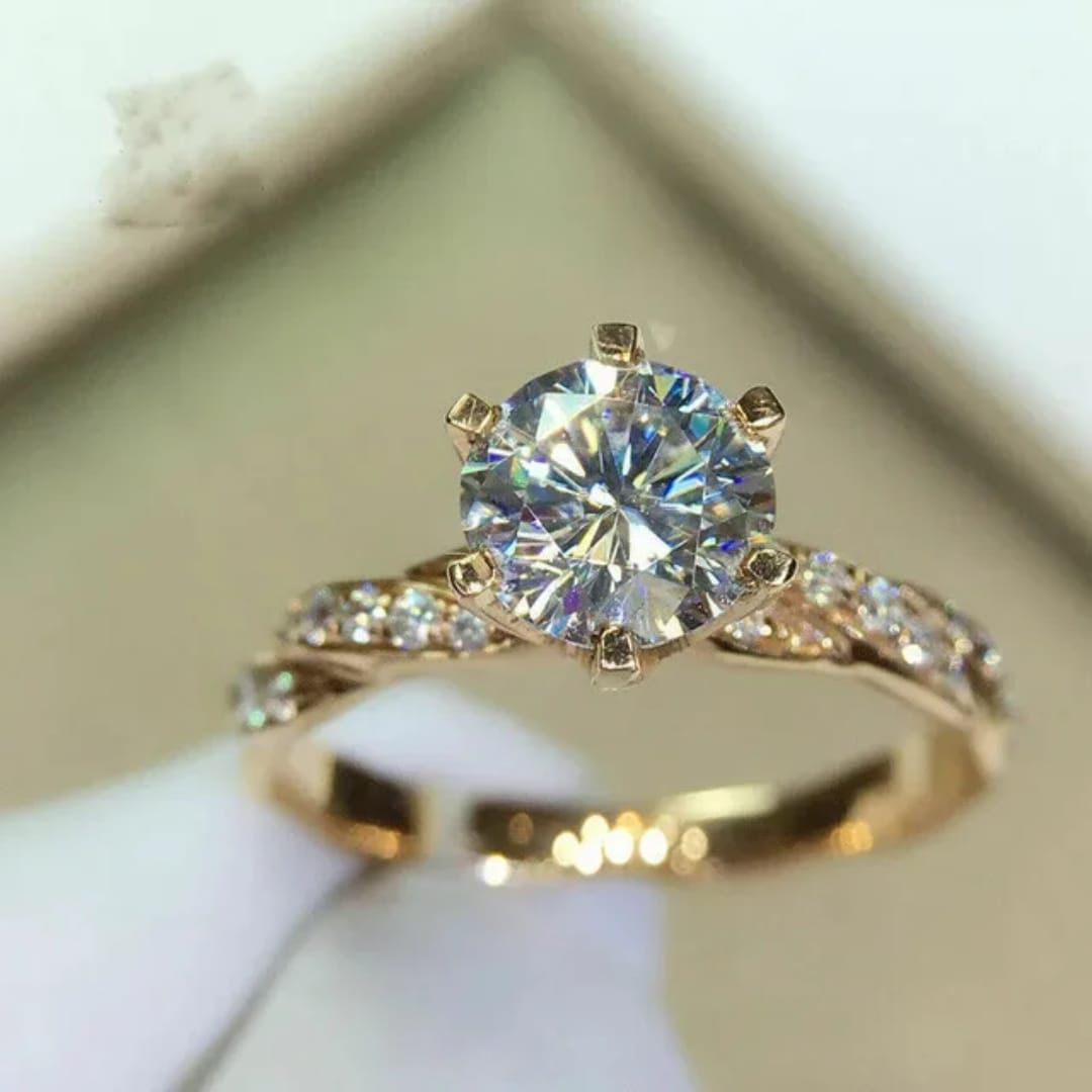 OpalVine Textured Eternity Ring